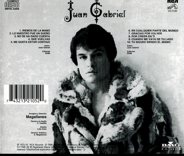 Juan Gabriel - 10 Exitos (CD, Album, RE) - Image 2