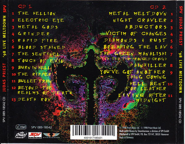 Judas Priest - '98 Live Meltdown (2xCD, Album) - Image 2
