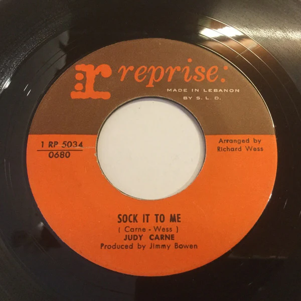 Judy Carne - Sock It To Me / Right, Said Fred (7")