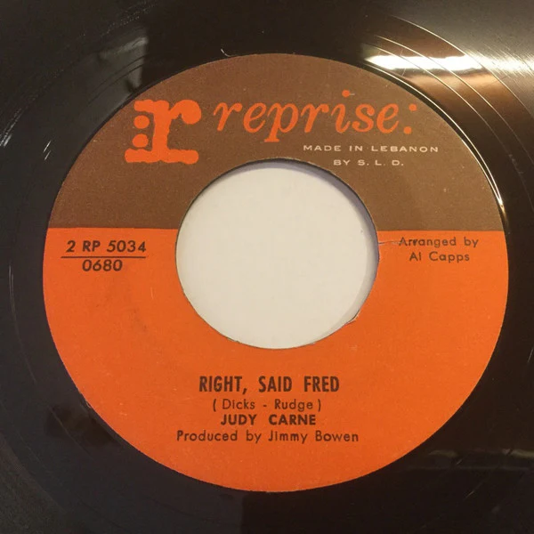 Judy Carne - Sock It To Me / Right, Said Fred (7") - Image 2