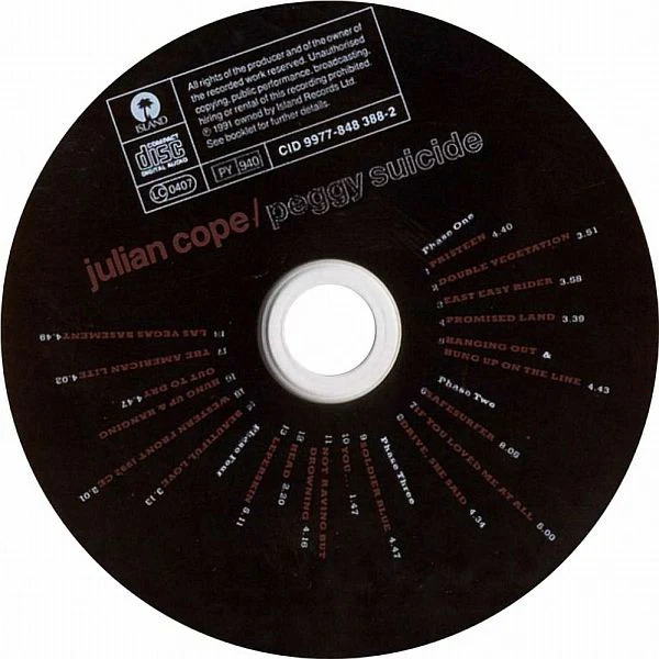 Julian Cope - Peggy Suicide (CD, Album) - Image 3