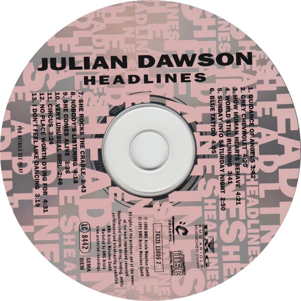 Julian Dawson - Headlines (CD, Album) - Image 3