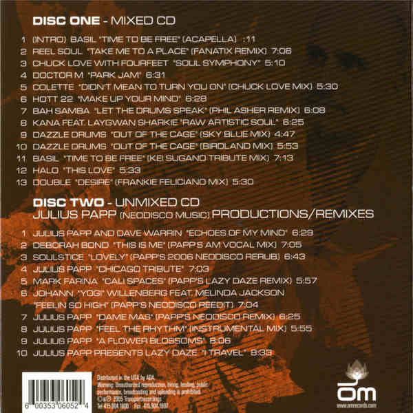 Julius Papp - Montreal Departure (CD, Mixed + CD, Comp) - Image 2