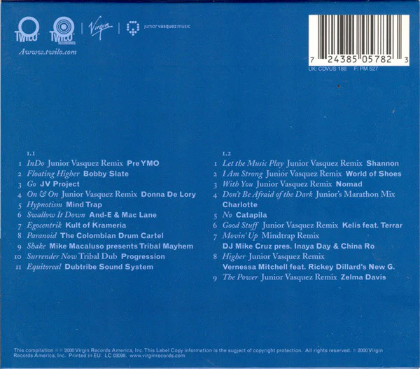 Junior Vasquez - Twilo Volume 1 (2xCD, Mixed) - Image 2