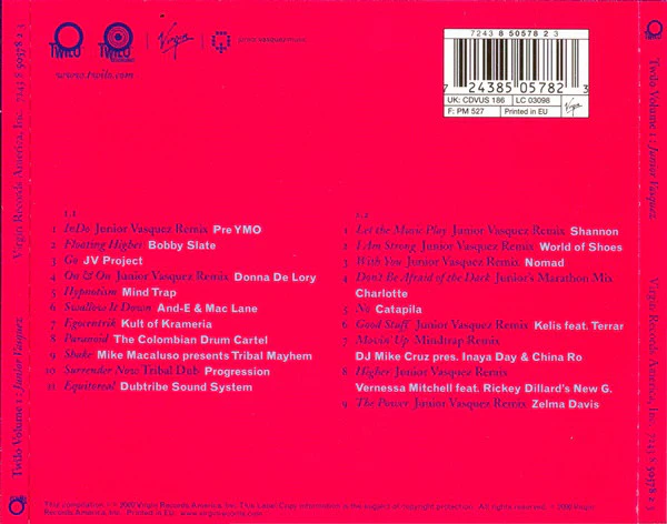 Junior Vasquez - Twilo Volume 1 (2xCD, Mixed) - Image 4