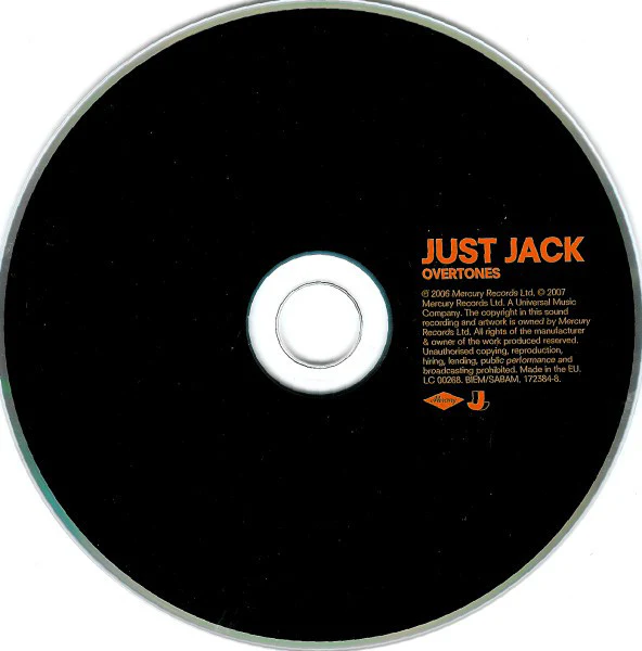 Just Jack - Overtones (CD, Album, Sup) - Image 3
