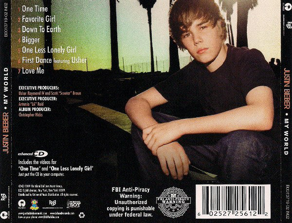 Justin Bieber - My World (CD, Album, Enh) - Image 2