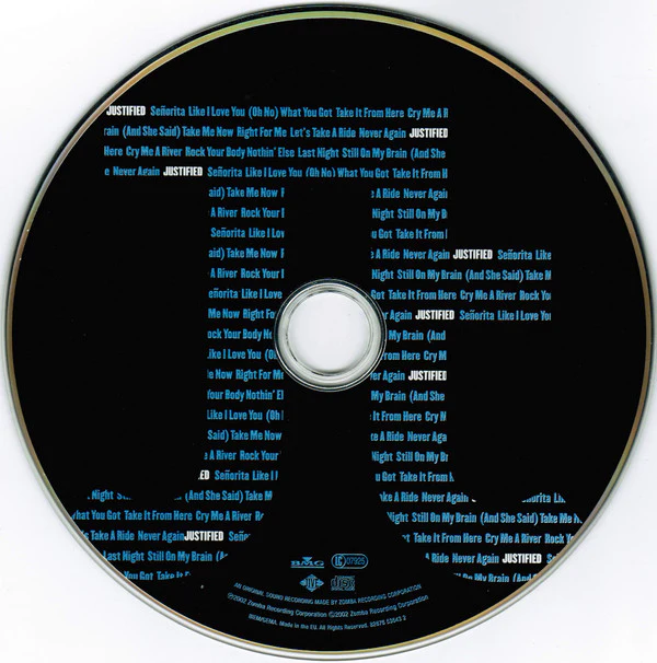 Justin Timberlake - Justified (CD, Album) - Image 3
