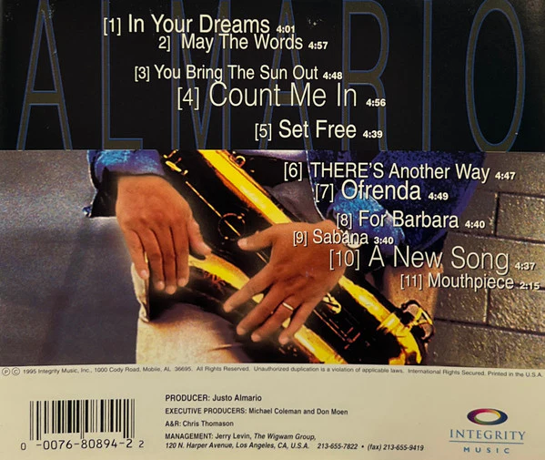 Justo Almario - Count Me In (CD, Album, RE) - Image 2