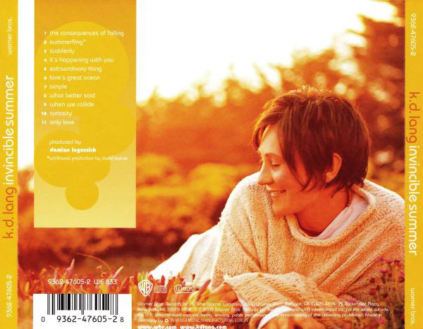 k.d. lang - Invincible Summer (CD, Album) - Image 2