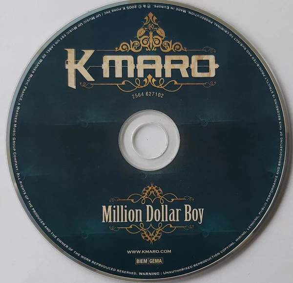 K maro* - Million Dollar Boy (CD, Album) - Image 3
