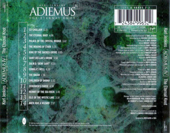 Karl Jenkins / Adiemus - Adiemus IV - The Eternal Knot (CD, Album) - Image 2