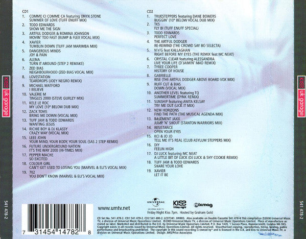 Karl "Tuff Enuff" Brown - Kiss UK Garage (2xCD, Mixed) - Image 2