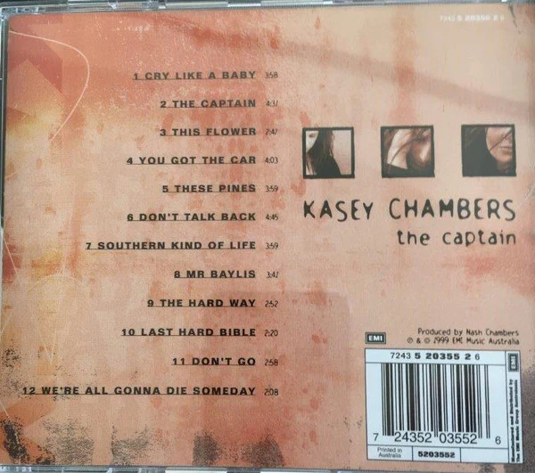 Kasey Chambers - The Captain (CD, Album) - Image 2