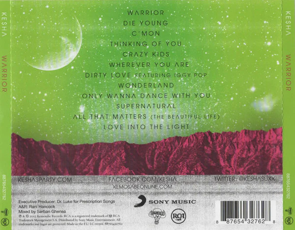 Ke$ha* - Warrior (CD, Album) - Image 2