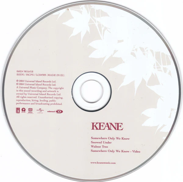 Keane - Somewhere Only We Know (CD, Single, Enh) - Image 4