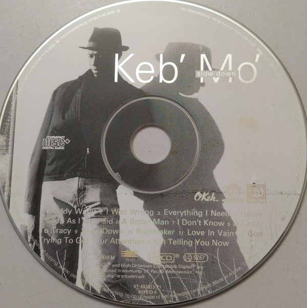 Keb' Mo'* - Slow Down (HDCD, Album) - Image 3