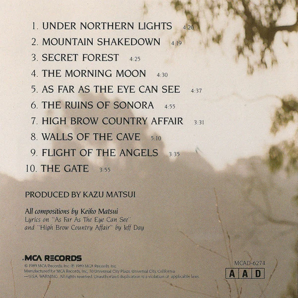 Keiko Matsui - Under Northern Lights (CD, Album, RE) - Image 5