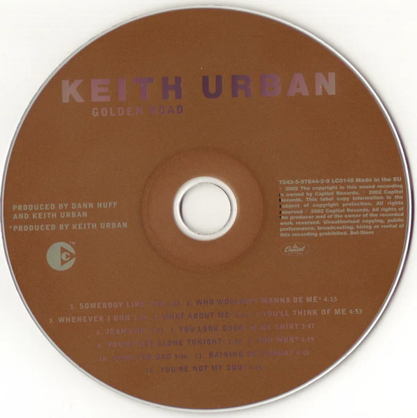 Keith Urban - Golden Road (CD, Album, Copy Prot.) - Image 3