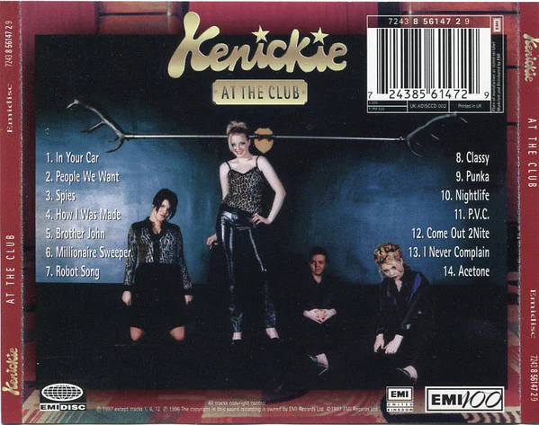 Kenickie - At The Club (CD, Album) - Image 2