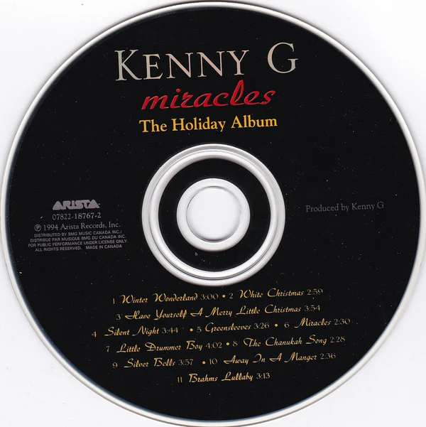 Kenny G  - Miracles - The Holiday Album (CD, Album) - Image 3