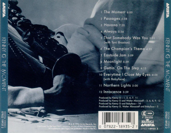 Kenny G  - The Moment (CD, Album) - Image 2