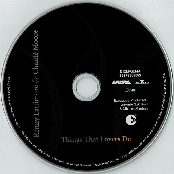 Kenny Lattimore & Chanté Moore - Things That Lovers Do (CD, Album, Copy Prot.) - Image 3