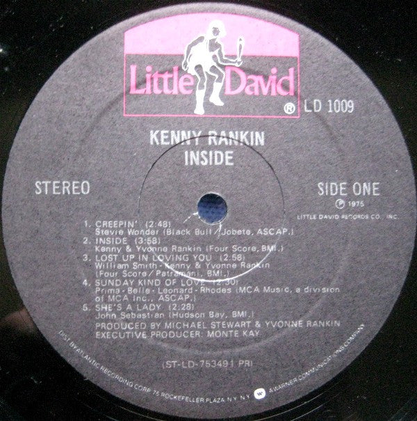 Kenny Rankin - Inside (LP, Album, PR ) - Image 3