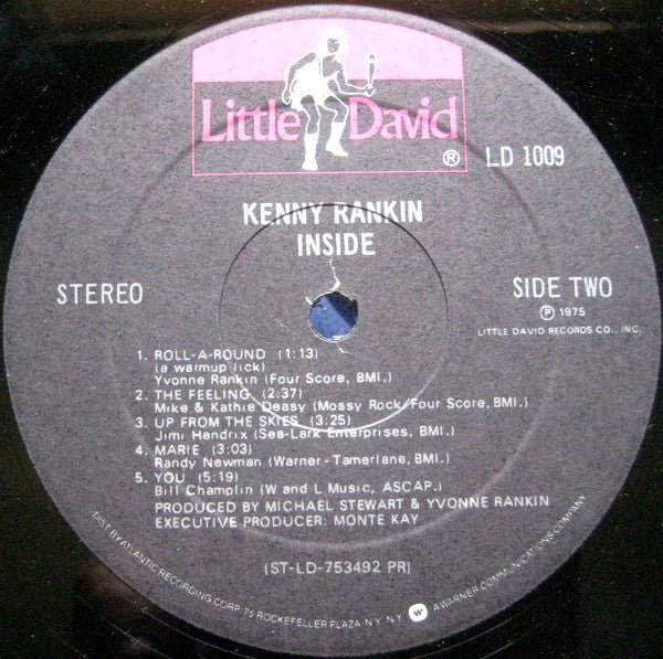 Kenny Rankin - Inside (LP, Album, PR ) - Image 4