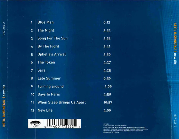 Ketil Bjørnstad - New Life (CD, Album) - Image 2