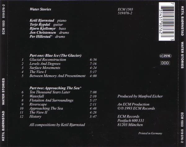 Ketil Bjørnstad - Water Stories (CD, Album) - Image 2