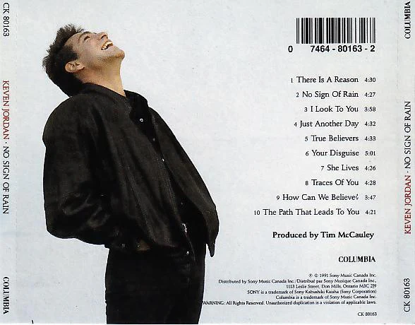 Keven Jordan - No Sign Of Rain (CD, Album) - Image 2