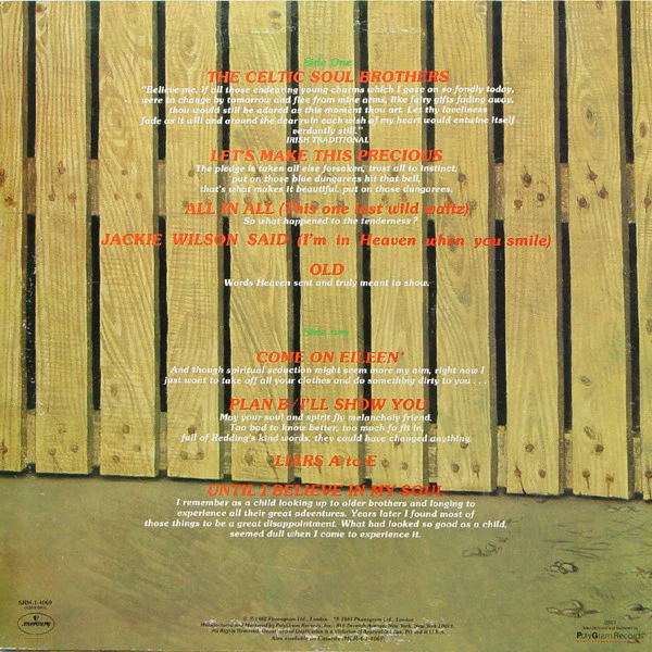 Kevin Rowland & Dexys Midnight Runners - Too-Rye-Ay (LP, Album, HRM) - Image 2