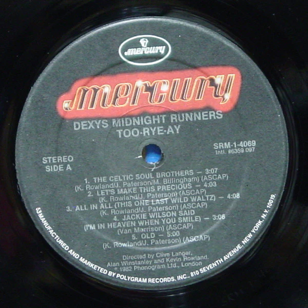 Kevin Rowland & Dexys Midnight Runners - Too-Rye-Ay (LP, Album, HRM) - Image 3