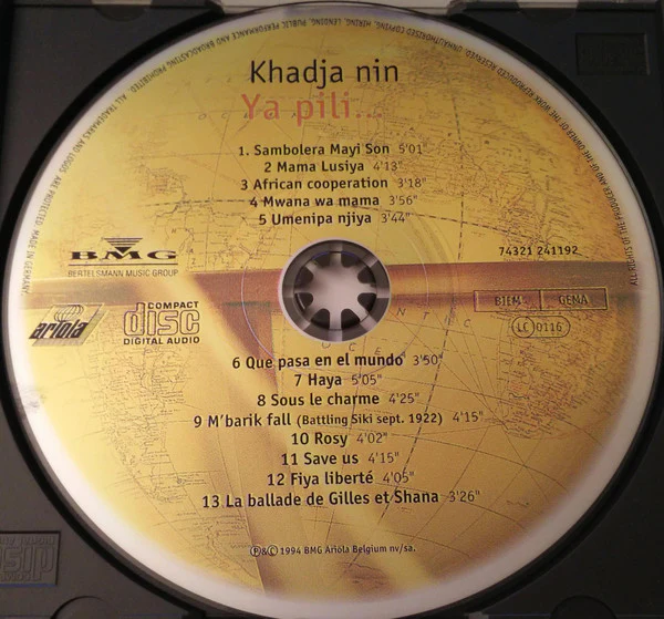 Khadja Nin - Ya Pili... (CD, Album, RP) - Image 3