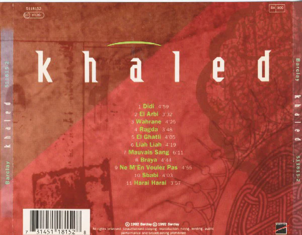 Khaled - Khaled (CD, Album) - Image 2