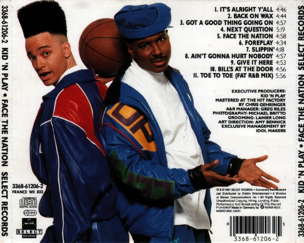 Kid 'N Play* - Face The Nation (CD, Album) - Image 2