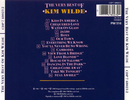 Kim Wilde - The Very Best Of (CD, Comp, RE, RM) - Image 4