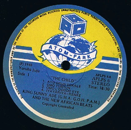 King Sunny Ade And The New African Beats - The Child (LP) - Image 3