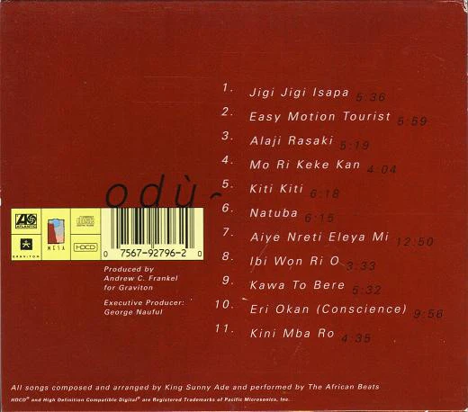 King Sunny Ade - Odù (HDCD) - Image 2