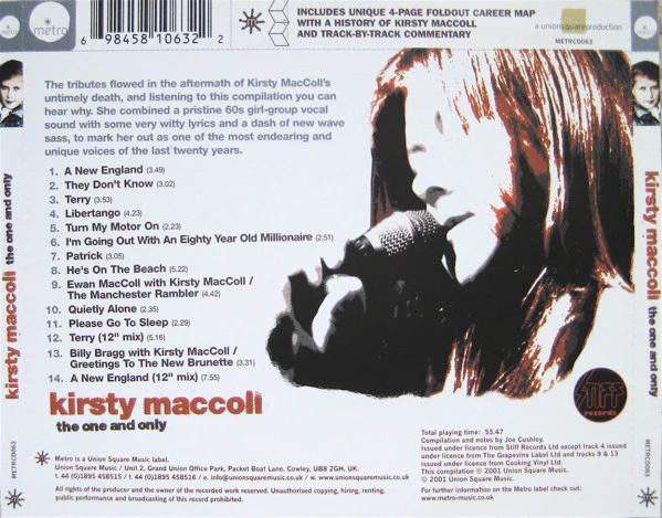Kirsty MacColl - The One And Only (CD, Album, Comp) - Image 2
