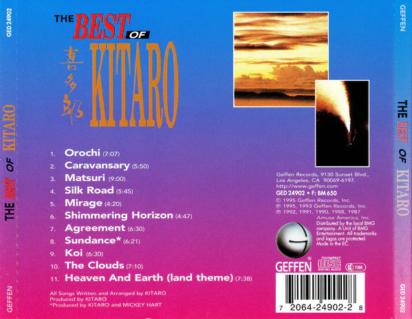 Kitaro - The Best Of Kitaro (CD, Comp) - Image 2
