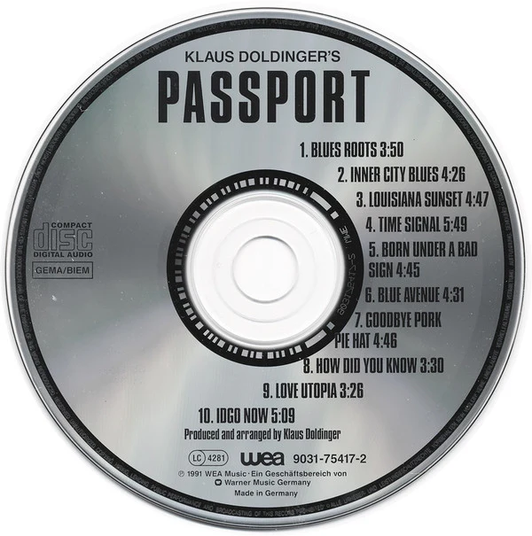 Klaus Doldinger's Passport* - Blues Roots (CD, Album) - Image 3