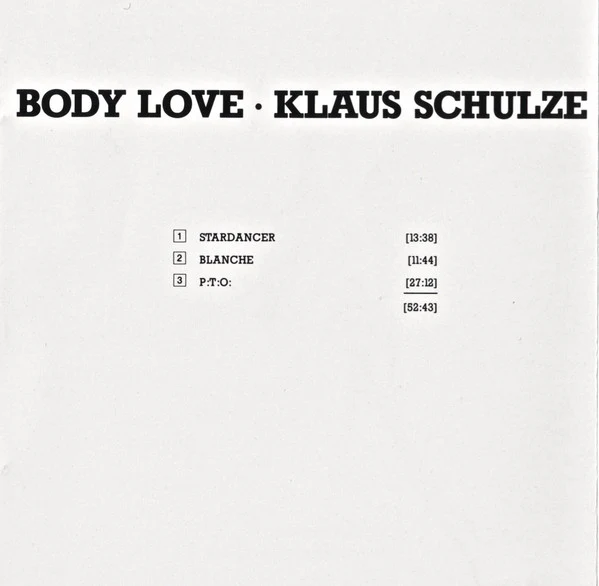 Klaus Schulze - Body Love (CD, Album) - Image 4