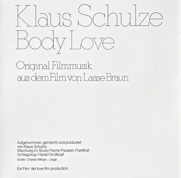 Klaus Schulze - Body Love (CD, Album) - Image 5