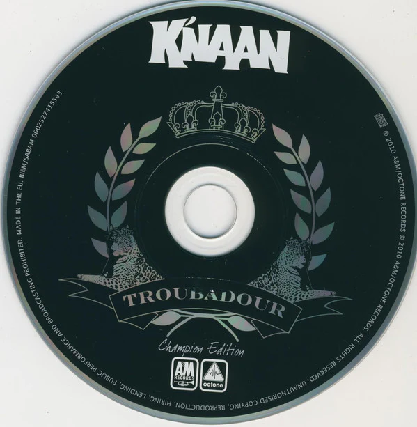 K'naan - Troubadour (Champion Edition) (CD, Album) - Image 4