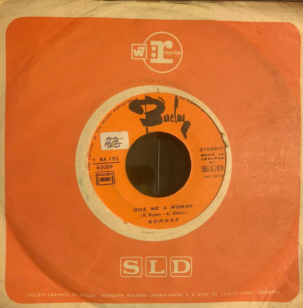 Kongas - Give Me A Woman / Pastel (7", Single)
