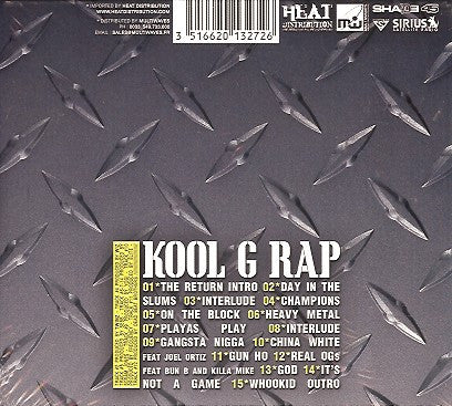 Kool G Rap - Dead Or Alive (2xCD, Comp, Mixed) - Image 2