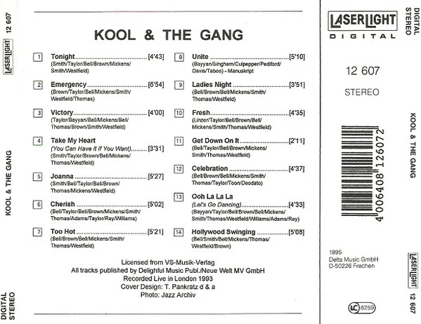 Kool & The Gang - Kool & The Gang (CD, Comp) - Image 2