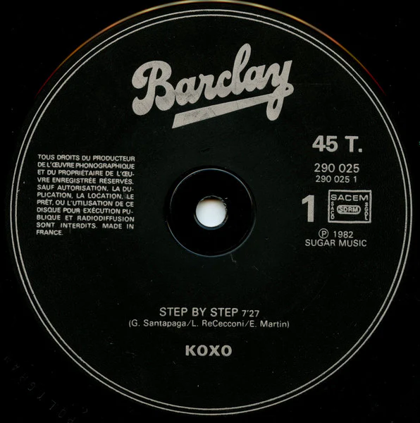 Koxo - Step By Step (12", Maxi) - Image 3